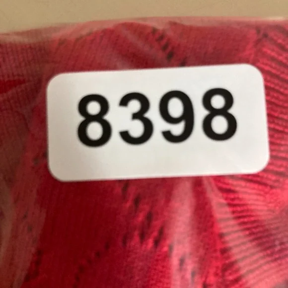 Cable & Gauge Sweater Women's Medium Red Hearts Long Sleeve Pullover Lightweight - Picture 7 of 7